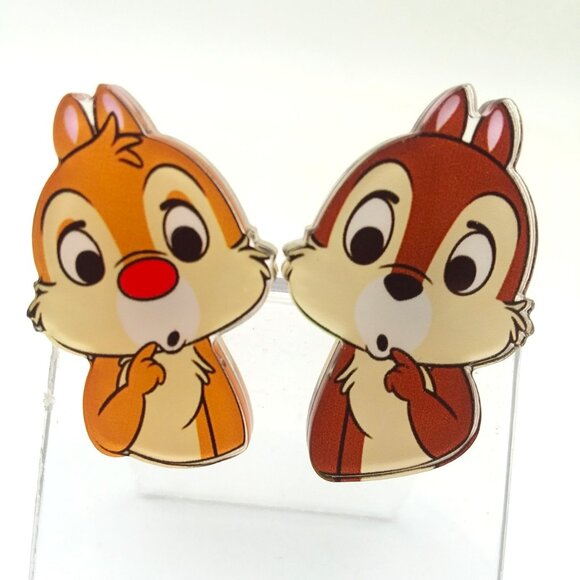 Disney Parks Pins 2pk Chip n Dale Rescue Rangers Chipmunks Collectable Souvenir - Picture 3 of 3